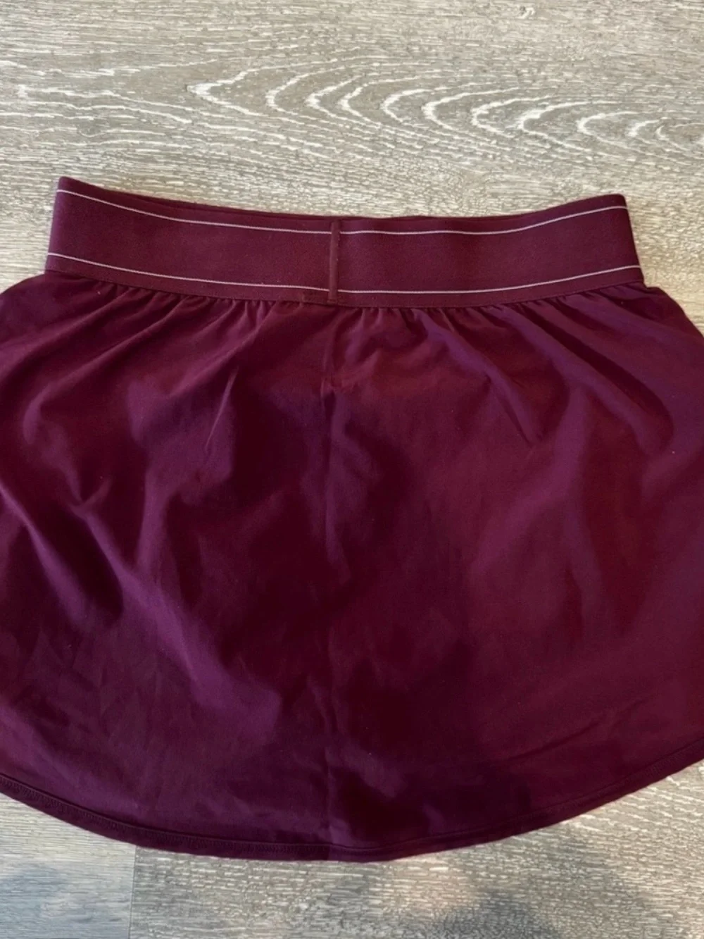 ALO Yoga Women's Burgundy Match Point Tennis Skirt